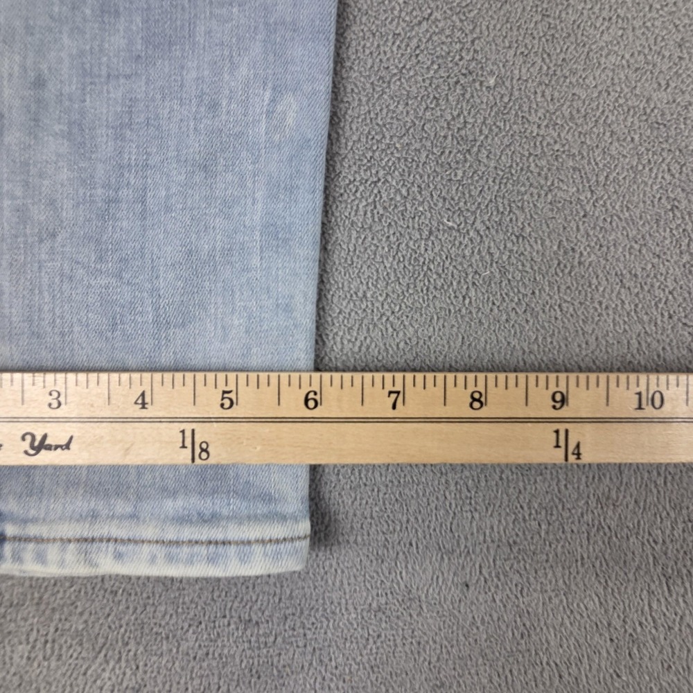 G-Star RAW Jeans Mens 31x32 Blue 3301 Slim Light Wash Button‎ Fly Denim - Picture 5 of 16